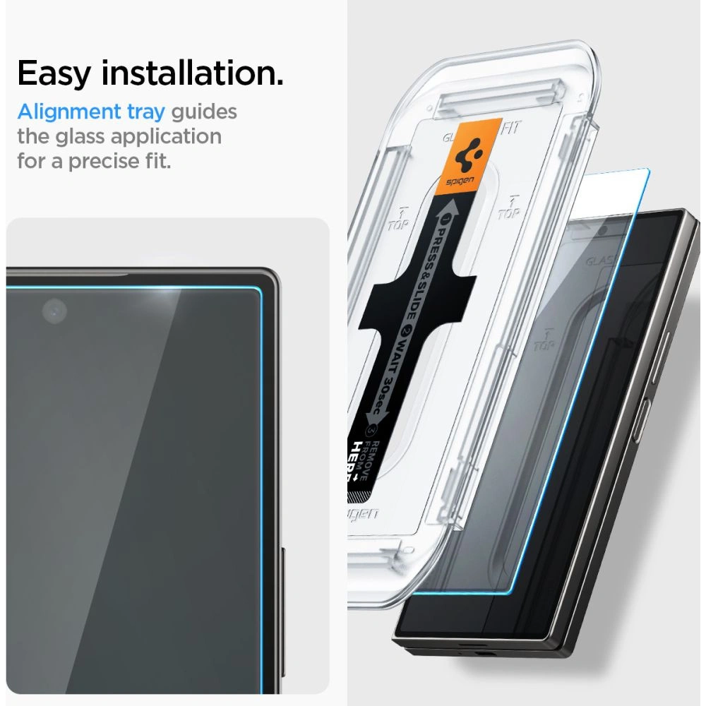 Szkło hartowane Spigen GLAS.tR ez Fit Samsung Galaxy Z Fold 6 Clear [2 PACK]