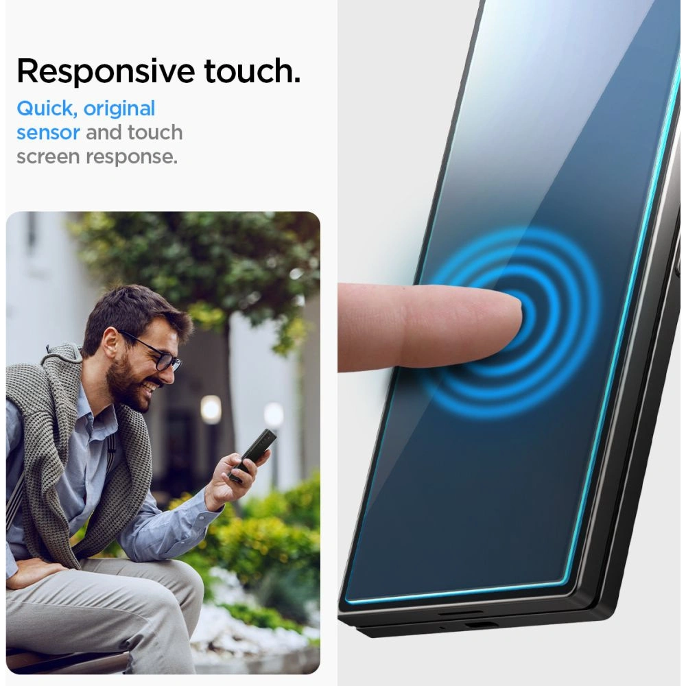 Szkło hartowane Spigen GLAS.tR ez Fit Samsung Galaxy Z Fold 6 Clear [2 PACK]