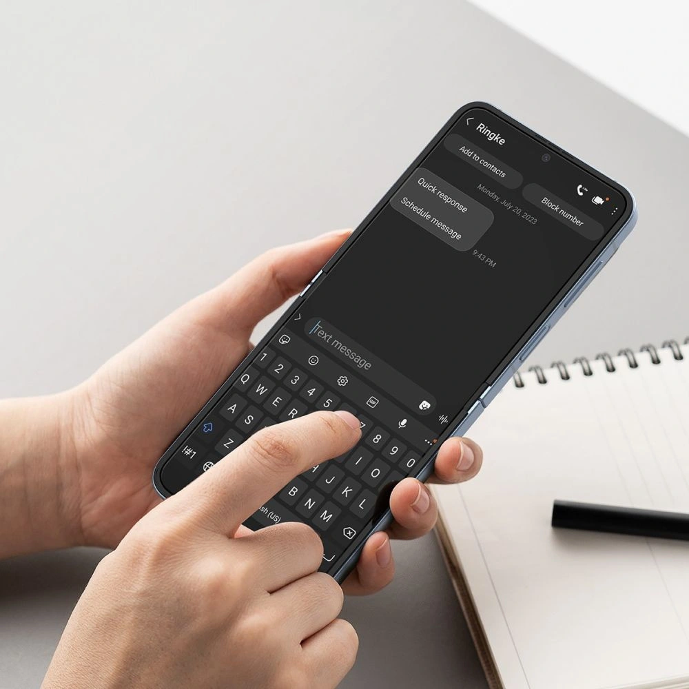 Folia hydrożelowa Ringke Dual Easy Samsung Galaxy Z Flip 6 / 7 FE Clear [2 PACK]