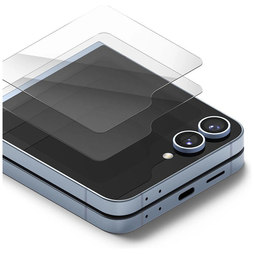 Szkło hartowane na ekran zewnętrzny Ringke Cover Display Samsung Galaxy Z Flip 6 / 7 FE Clear [2 PACK]
