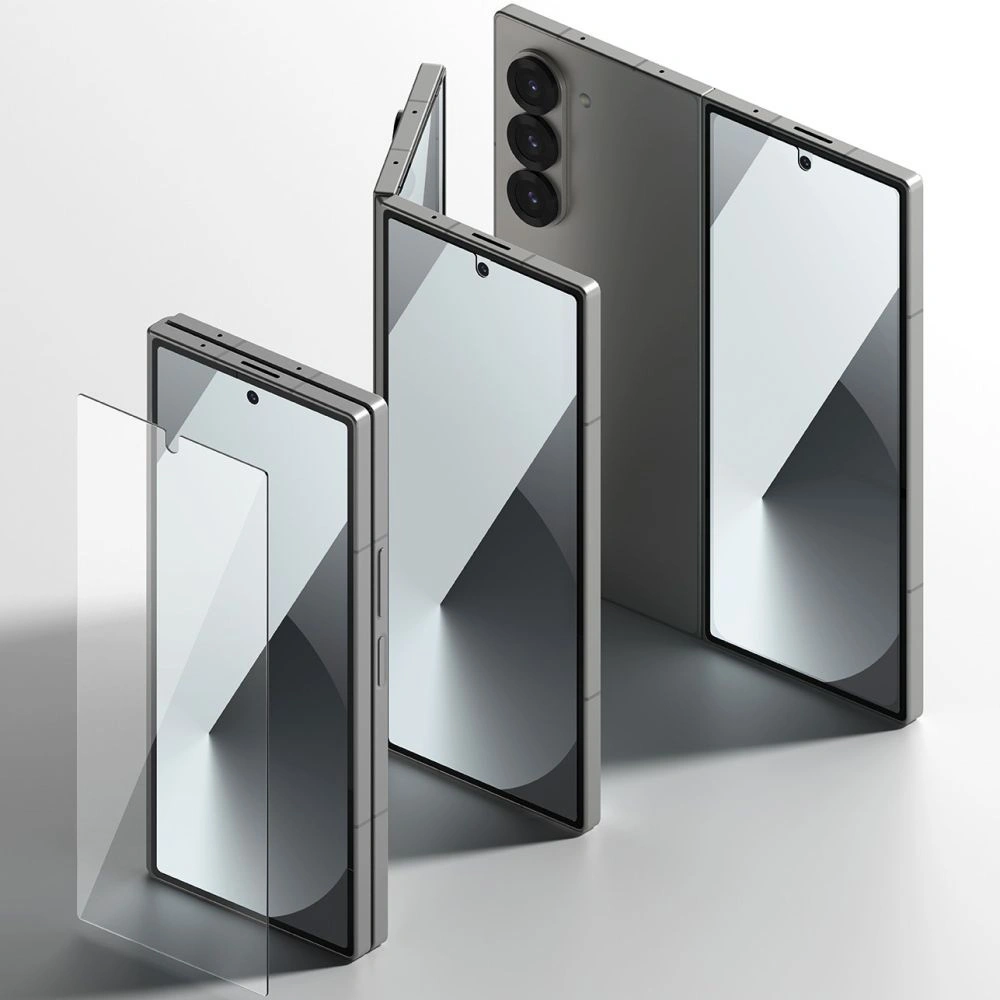 Szkło hartowane na ekran zewnętrzny Ringke Cover Display Samsung Galaxy Z Fold 6 Clear [2 PACK]