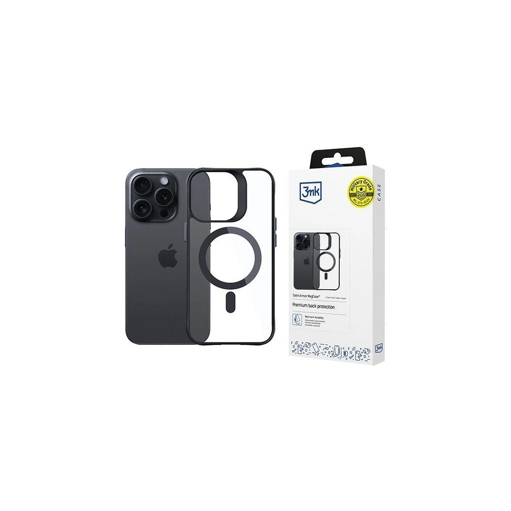 Etui 3MK Satin Armor MagCase Apple iPhone 15 Pro