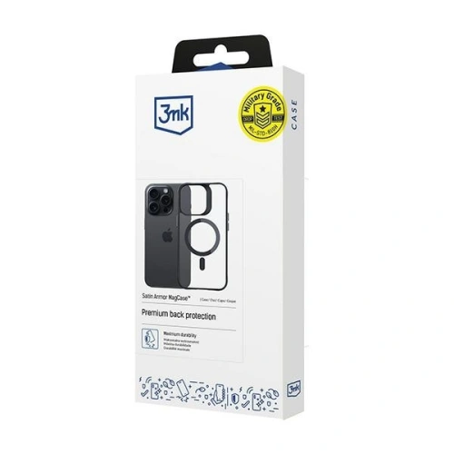 Kup Etui 3MK Satin Armor MagCase Apple iPhone 15 Pro Max - 3MK6216 - {ean13} - Sklep Home Screen