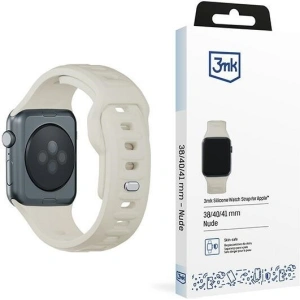 Kup Pasek 3MK silikonový pro hodinky Apple Watch 4/5/6/7/SE/8/9/10 40/41/42mm béžový/beige - 3MK6225 - {ean13} - Sklep Home Screen