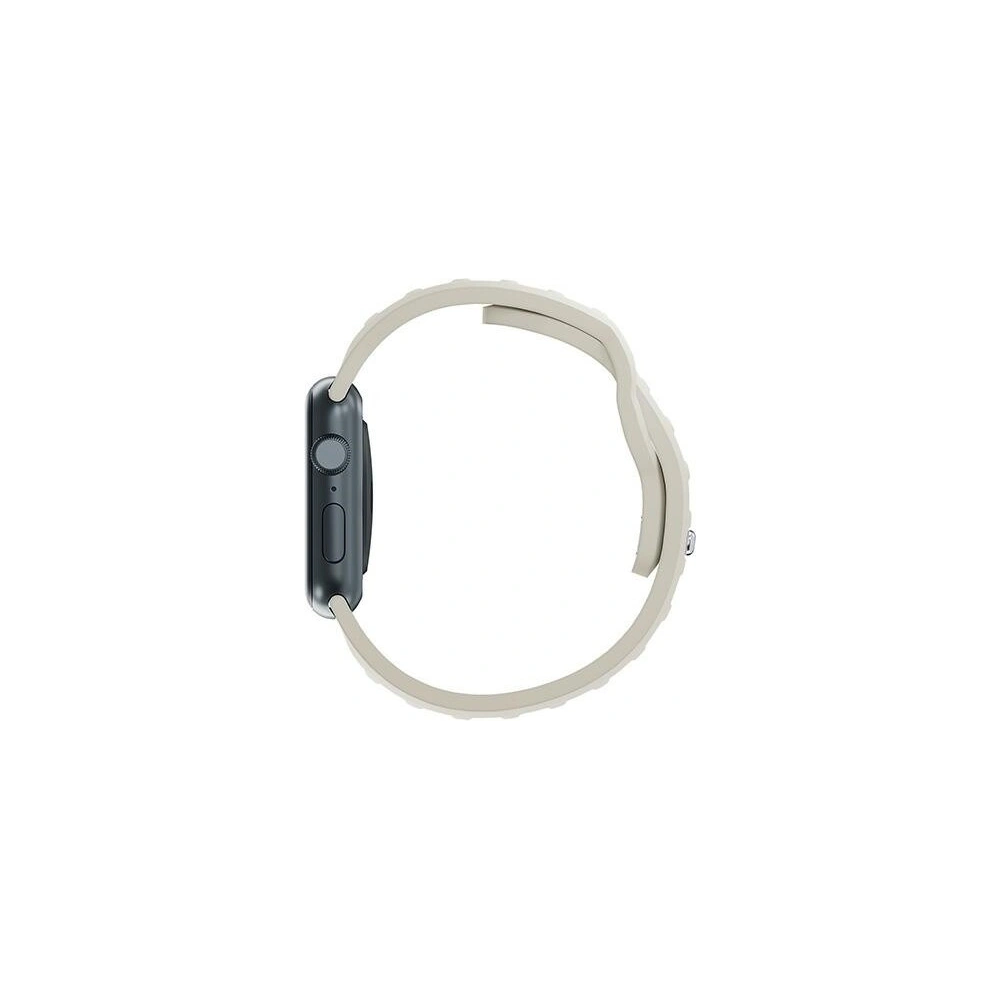 Pasek 3MK Silicone Watch Strap Apple Watch 4/5/6/7/SE/8/9/10 40/41/42mm beżowy/beige