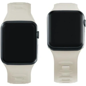 Kup Pasek 3MK silikonový pro hodinky Apple Watch 4/5/6/7/SE/8/9/10 40/41/42mm béžový/beige - 3MK6225 - {ean13} - Sklep Home Screen