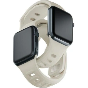 Kup Pasek 3MK silikonový pro hodinky Apple Watch 4/5/6/7/SE/8/9/10 40/41/42mm béžový/beige - 3MK6225 - {ean13} - Sklep Home Screen