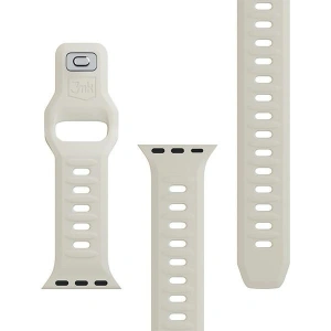 Kup Pasek 3MK silikonový pro hodinky Apple Watch 4/5/6/7/SE/8/9/10 40/41/42mm béžový/beige - 3MK6225 - {ean13} - Sklep Home Screen