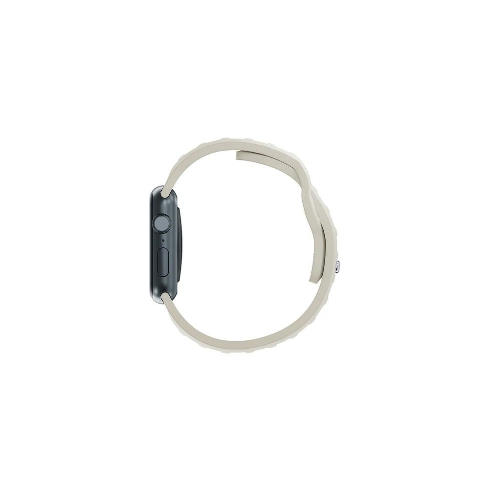 Pasek 3MK Silicone Watch Strap Apple Watch 4/5/6/7/8/9/SE/Ultra 42/44/45/49mm beżowy/beige