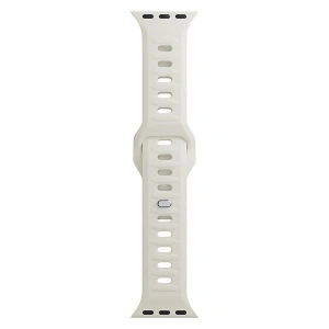 Kup 3MK Silikon-Uhrenarmband Apple Watch 4/5/6/7/8/9/SE/Ultra 42/44/45/49mm beige/beige - 3MK6226 - {ean13} - Sklep Home Screen