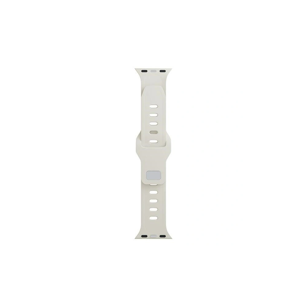 Pasek 3MK Silicone Watch Strap Apple Watch 4/5/6/7/8/9/SE/Ultra 42/44/45/49mm beżowy/beige