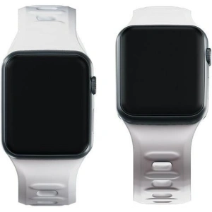 Kup Uhrband 3MK Silikon-Uhrband Apple Watch 4/5/6/7/SE/8/9/10 40/41/42mm weiß/white - 3MK6227 - {ean13} - Sklep Home Screen
