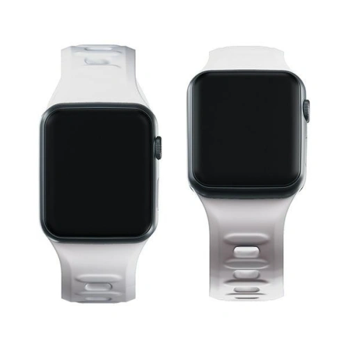 Kup Uhrband 3MK Silikon-Uhrband Apple Watch 4/5/6/7/SE/8/9/10 40/41/42mm weiß/white - 3MK6227 - {ean13} - Sklep Home Screen