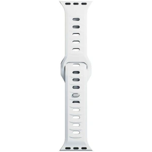 Kup Uhrband 3MK Silikon-Uhrband Apple Watch 4/5/6/7/SE/8/9/10 40/41/42mm weiß/white - 3MK6227 - {ean13} - Sklep Home Screen