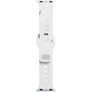 Kup Uhrband 3MK Silikon-Uhrband Apple Watch 4/5/6/7/SE/8/9/10 40/41/42mm weiß/white - 3MK6227 - {ean13} - Sklep Home Screen