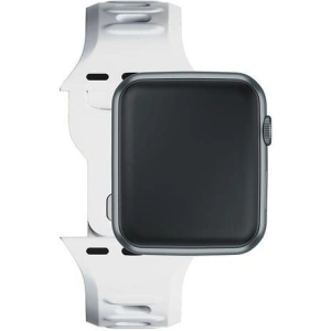 Kup Uhrband 3MK Silikon-Uhrband Apple Watch 4/5/6/7/SE/8/9/10 40/41/42mm weiß/white - 3MK6227 - {ean13} - Sklep Home Screen