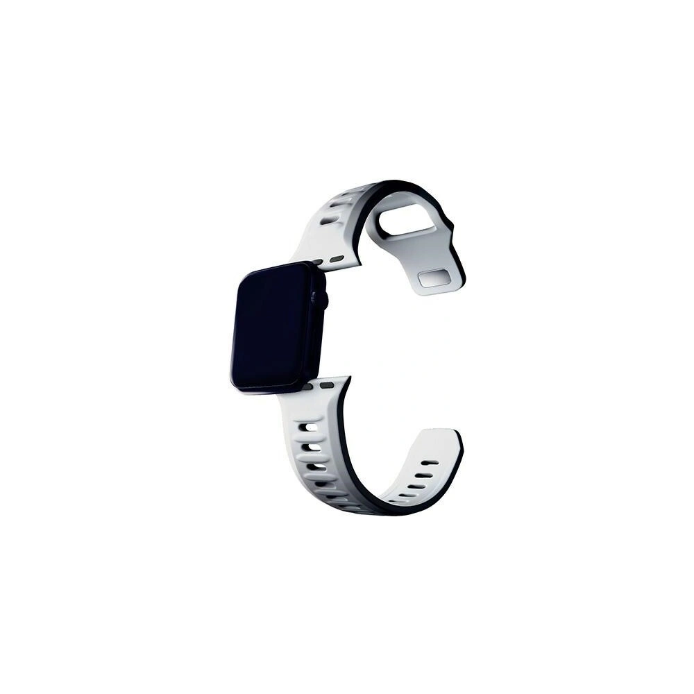 Pasek 3MK Silicone Watch Strap Apple Watch 4/5/6/7/SE/8/9/10 40/41/42mm biały/white