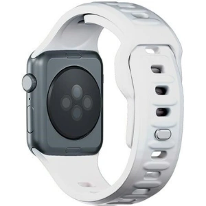 Kup Uhrband 3MK Silikon-Uhrband Apple Watch 4/5/6/7/SE/8/9/10 40/41/42mm weiß/white - 3MK6227 - {ean13} - Sklep Home Screen