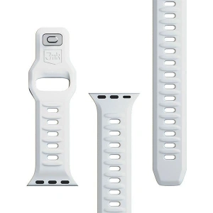 Kup Uhrband 3MK Silikon-Uhrband Apple Watch 4/5/6/7/SE/8/9/10 40/41/42mm weiß/white - 3MK6227 - {ean13} - Sklep Home Screen