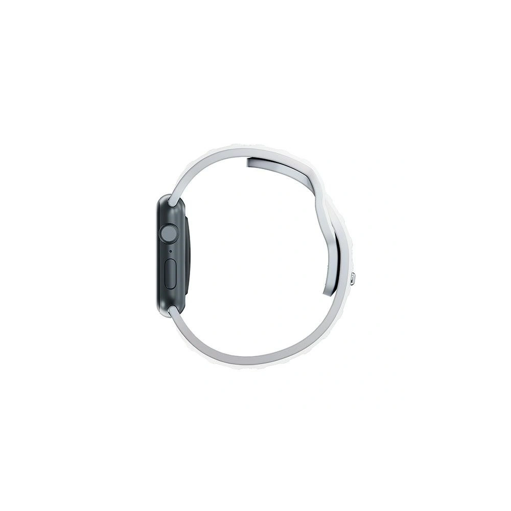 Pasek 3MK Silicone Watch Strap Apple Watch 4/5/6/7/8/9/SE/Ultra 42/44/45/49mm biały/white