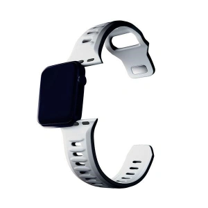 Kup 3MK Silikon-Uhrenarmband Apple Watch 4/5/6/7/8/9/SE/Ultra 42/44/45/49mm weiß/white - 3MK6228 - {ean13} - Sklep Home Screen