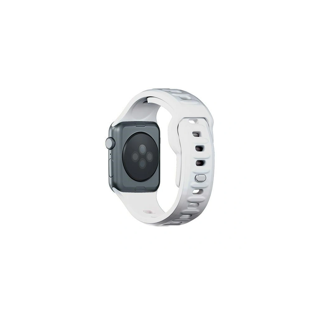 Pasek 3MK Silicone Watch Strap Apple Watch 4/5/6/7/8/9/SE/Ultra 42/44/45/49mm biały/white