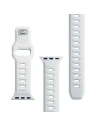Kup 3MK Silikon-Uhrenarmband Apple Watch 4/5/6/7/8/9/SE/Ultra 42/44/45/49mm weiß/white - 3MK6228 - {ean13} - Sklep Home Screen