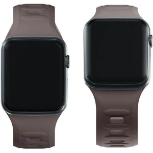 Kup 3MK Silikon-Uhrenarmband Apple Watch 4/5/6/7/SE/8/9/10 40/41/42mm braun/taupe - 3MK6229 - {ean13} - Sklep Home Screen