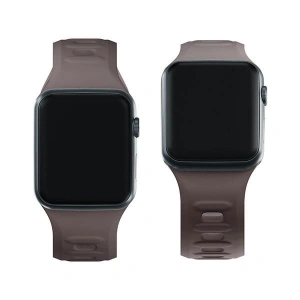 Kup 3MK Silikon-Uhrenarmband Apple Watch 4/5/6/7/8/9/SE/Ultra 42/44/45/49mm braun/taupe - 3MK6230 - {ean13} - Sklep Home Screen