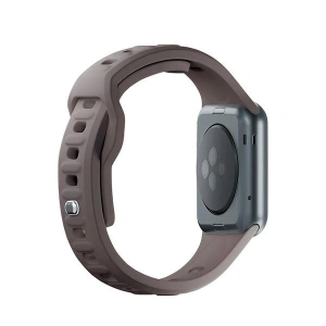 Kup 3MK Silikon-Uhrenarmband Apple Watch 4/5/6/7/8/9/SE/Ultra 42/44/45/49mm braun/taupe - 3MK6230 - {ean13} - Sklep Home Screen
