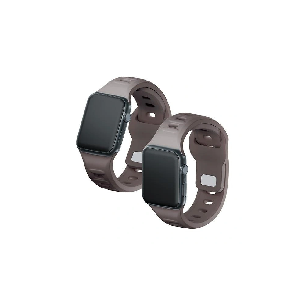 Pasek 3MK Silicone Watch Strap Apple Watch 4/5/6/7/8/9/SE/Ultra 42/44/45/49mm brązowy/taupe