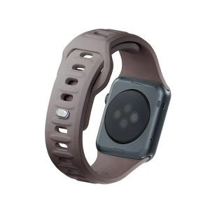 Kup 3MK Silikon-Uhrenarmband Apple Watch 4/5/6/7/8/9/SE/Ultra 42/44/45/49mm braun/taupe - 3MK6230 - {ean13} - Sklep Home Screen