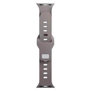 Kup 3MK Silikon-Uhrenarmband Apple Watch 4/5/6/7/8/9/SE/Ultra 42/44/45/49mm braun/taupe - 3MK6230 - {ean13} - Sklep Home Screen