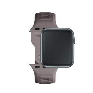 Kup 3MK Silikon-Uhrenarmband Apple Watch 4/5/6/7/8/9/SE/Ultra 42/44/45/49mm braun/taupe - 3MK6230 - {ean13} - Sklep Home Screen