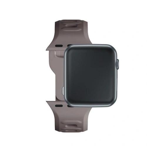 Kup 3MK Silikon-Uhrenarmband Apple Watch 4/5/6/7/8/9/SE/Ultra 42/44/45/49mm braun/taupe - 3MK6230 - {ean13} - Sklep Home Screen