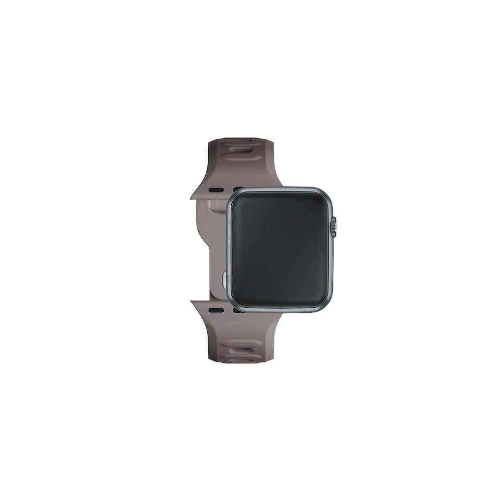 Pasek 3MK Silicone Watch Strap Apple Watch 4/5/6/7/8/9/SE/Ultra 42/44/45/49mm brązowy/taupe