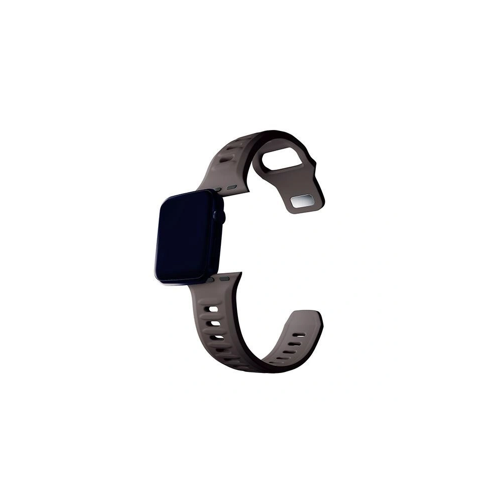 Pasek 3MK Silicone Watch Strap Apple Watch 4/5/6/7/8/9/SE/Ultra 42/44/45/49mm brązowy/taupe