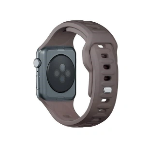 Kup 3MK Silikon-Uhrenarmband Apple Watch 4/5/6/7/8/9/SE/Ultra 42/44/45/49mm braun/taupe - 3MK6230 - {ean13} - Sklep Home Screen