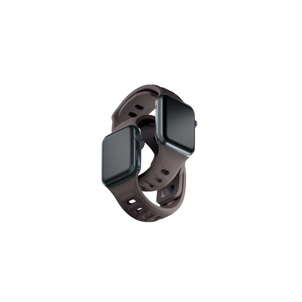 Pasek 3MK Silicone Watch Strap Apple Watch 4/5/6/7/8/9/SE/Ultra 42/44/45/49mm brązowy/taupe