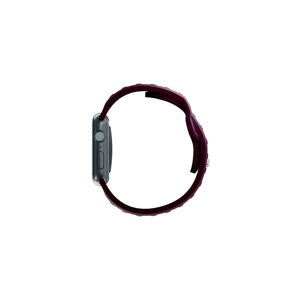Pasek 3MK Silicone Watch Strap Apple Watch 4/5/6/7/SE/8/9/10 40/41/42mm ciemnofioletowy/mulberry