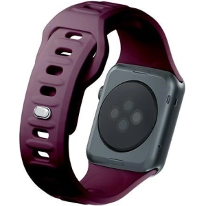 Kup 3MK Silikon-Uhrenarmband Apple Watch 4/5/6/7/SE/8/9/10 40/41/42mm dunkelviolett/mulberry - 3MK6231 - {ean13} - Sklep Home Screen