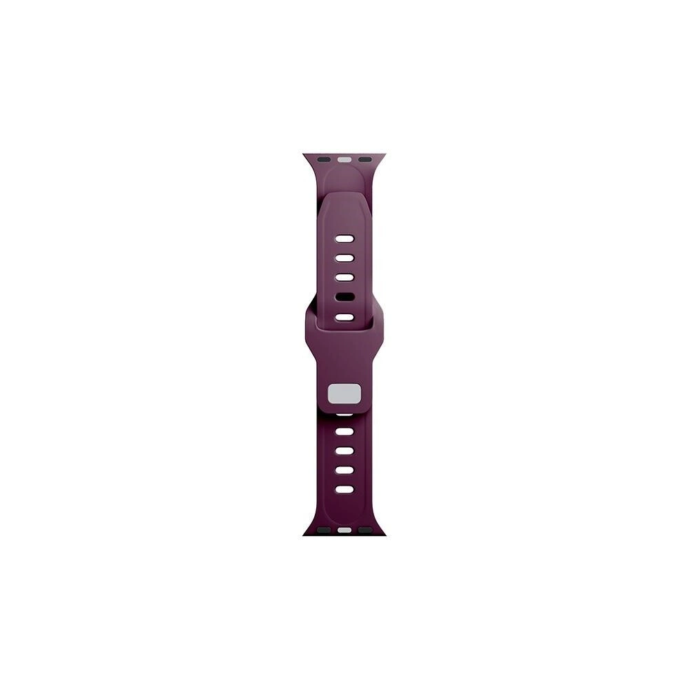 Pasek 3MK Silicone Watch Strap Apple Watch 4/5/6/7/SE/8/9/10 40/41/42mm ciemnofioletowy/mulberry
