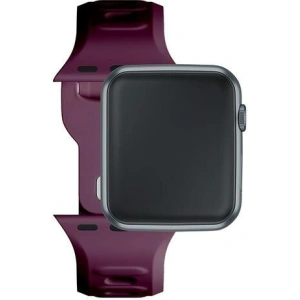 Kup 3MK Silikon-Uhrenarmband Apple Watch 4/5/6/7/SE/8/9/10 40/41/42mm dunkelviolett/mulberry - 3MK6231 - {ean13} - Sklep Home Screen