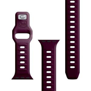 Kup 3MK Silikon-Uhrenarmband Apple Watch 4/5/6/7/SE/8/9/10 40/41/42mm dunkelviolett/mulberry - 3MK6231 - {ean13} - Sklep Home Screen