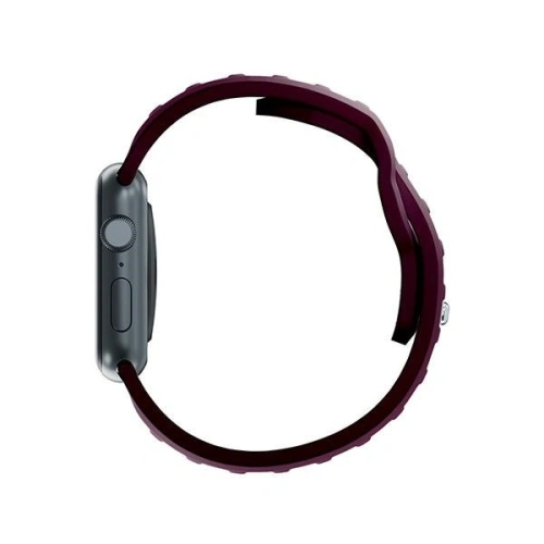 Kup 3MK Silikon-Uhrenarmband Apple Watch 4/5/6/7/8/9/SE/Ultra 42/44/45/49mm dunkelviolett/mulberry - 3MK6232 - {ean13} - Sklep Home Screen