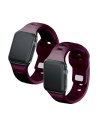 Kup 3MK Silikon-Uhrenarmband Apple Watch 4/5/6/7/8/9/SE/Ultra 42/44/45/49mm dunkelviolett/mulberry - 3MK6232 - {ean13} - Sklep Home Screen