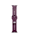 Kup 3MK Silikon-Uhrenarmband Apple Watch 4/5/6/7/8/9/SE/Ultra 42/44/45/49mm dunkelviolett/mulberry - 3MK6232 - {ean13} - Sklep Home Screen