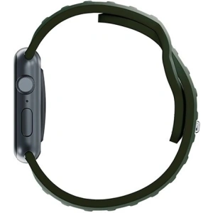 Kup 3MK Silikon-Uhrenarmband Apple Watch 4/5/6/7/SE/8/9/10 40/41/42mm dunkelgrün/dark green - 3MK6233 - {ean13} - Sklep Home Screen