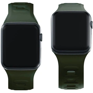 Kup 3MK Silikon-Uhrenarmband Apple Watch 4/5/6/7/SE/8/9/10 40/41/42mm dunkelgrün/dark green - 3MK6233 - {ean13} - Sklep Home Screen