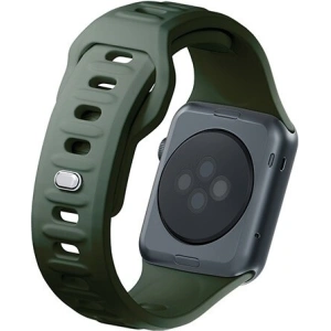 Kup 3MK Silikon-Uhrenarmband Apple Watch 4/5/6/7/SE/8/9/10 40/41/42mm dunkelgrün/dark green - 3MK6233 - {ean13} - Sklep Home Screen